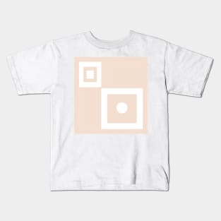 Minimal Geometric #white #home #decor #art #style #cool #pattern #redbubble #buyart Kids T-Shirt